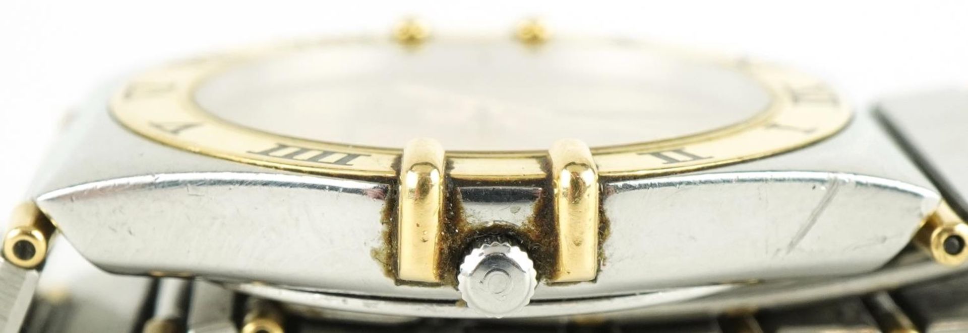Omega, gentlemen's Omega Constellation wristwatch with date aperture, the case numbered 53334611, - Bild 5 aus 5