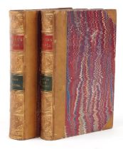 Two 19th century leather bound hardback books by The Right Honourable Lord Lytton comprising