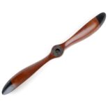 Aviation interest hardwood propeller, 99cm in length : For further information on this lot please