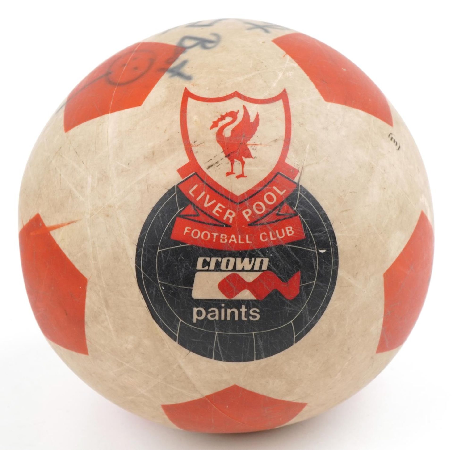 Two 1980s footballing interest Liverpool Football Club signed footballs including the signatures - Bild 8 aus 8