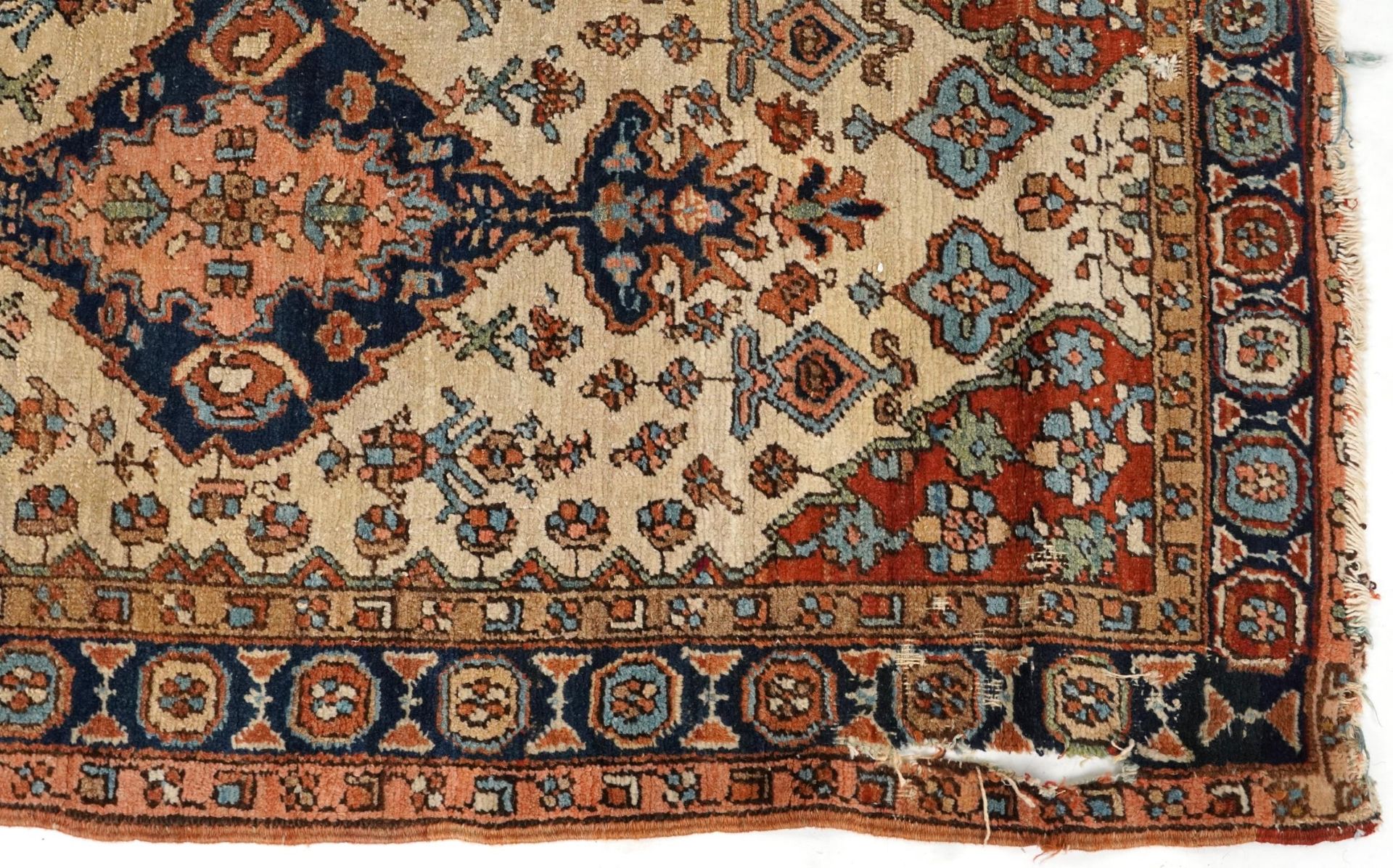 Rectangular Turkish rug with allover geometric and animal design, 200cm x 114cm : For further - Bild 10 aus 13
