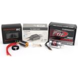 Hobbywing platinum brushless electric speed controller 100A, Typhoon brushless motor and Turnigy