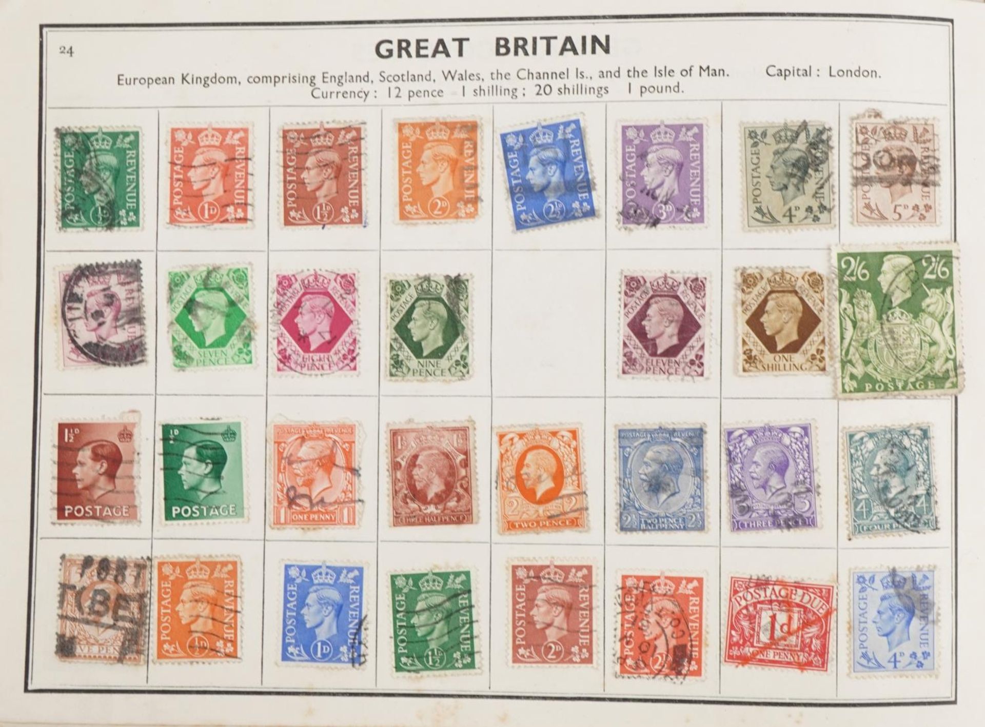 19th century and later British and world stamps arranged in four albums including Penny Black, Two - Bild 20 aus 22