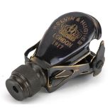 Military interest brass monocular, 10cm in length : For further information on this lot please visit