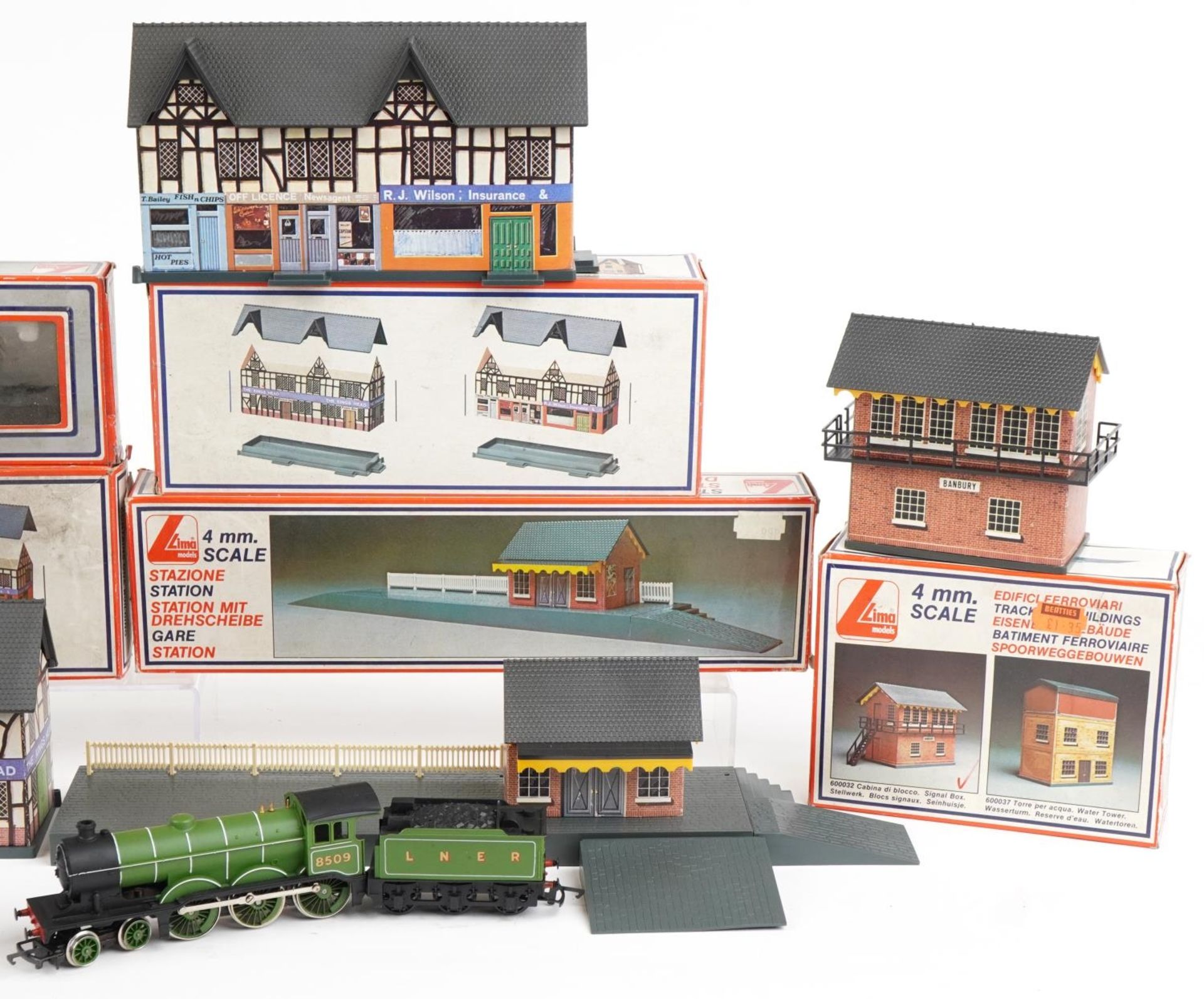 Lima and Hornby OO gauge model railway, some with boxes, including King Charles II locomotive with - Bild 3 aus 3