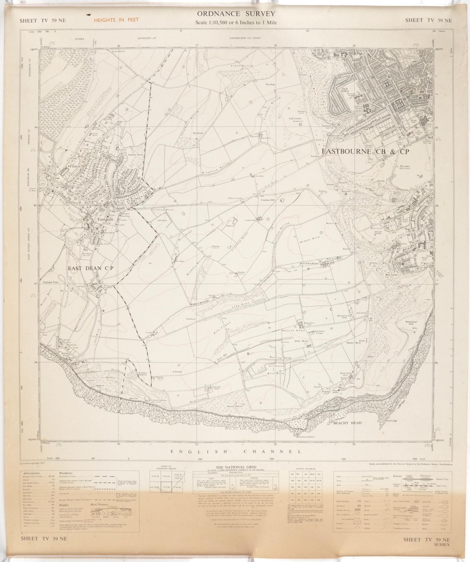 Collection of eleven maps and plans of Eastbourne and surrounding areas for 1930s and later, the - Image 2 of 34