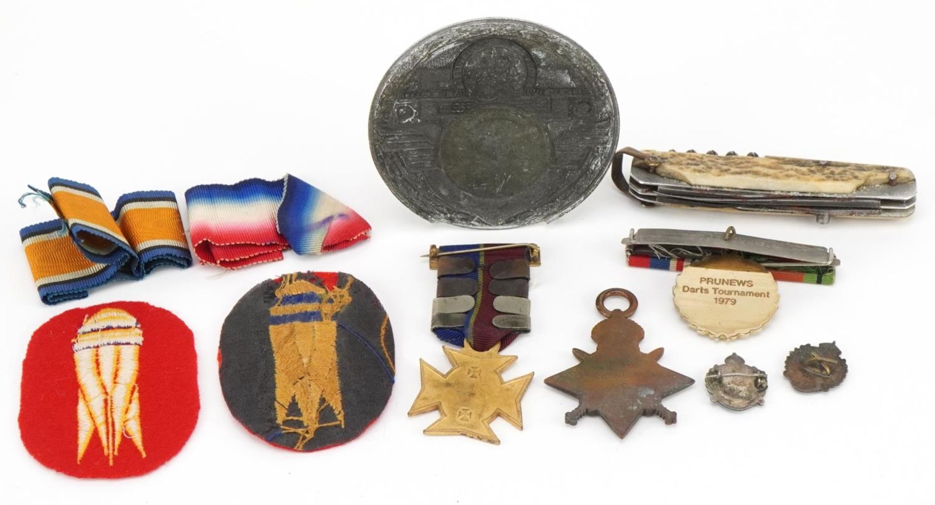 Militaria including World War I 1914-15 Star awarded to 1124,2-CPL.S.F.WEEKES.R.E., Royal - Image 4 of 4