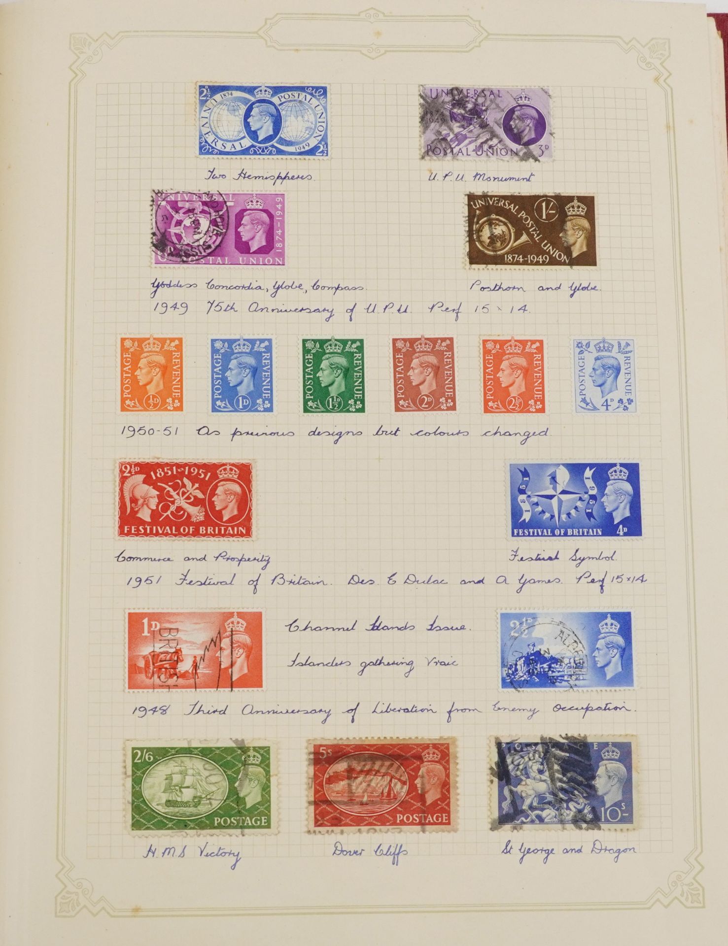 Collection of Commonwealth stamps arranged in three stamp albums : For further information on this - Image 3 of 10