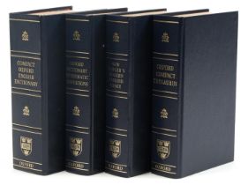 The Complete Oxford Dictionary, four volumes with gilded edge pages : For further information on