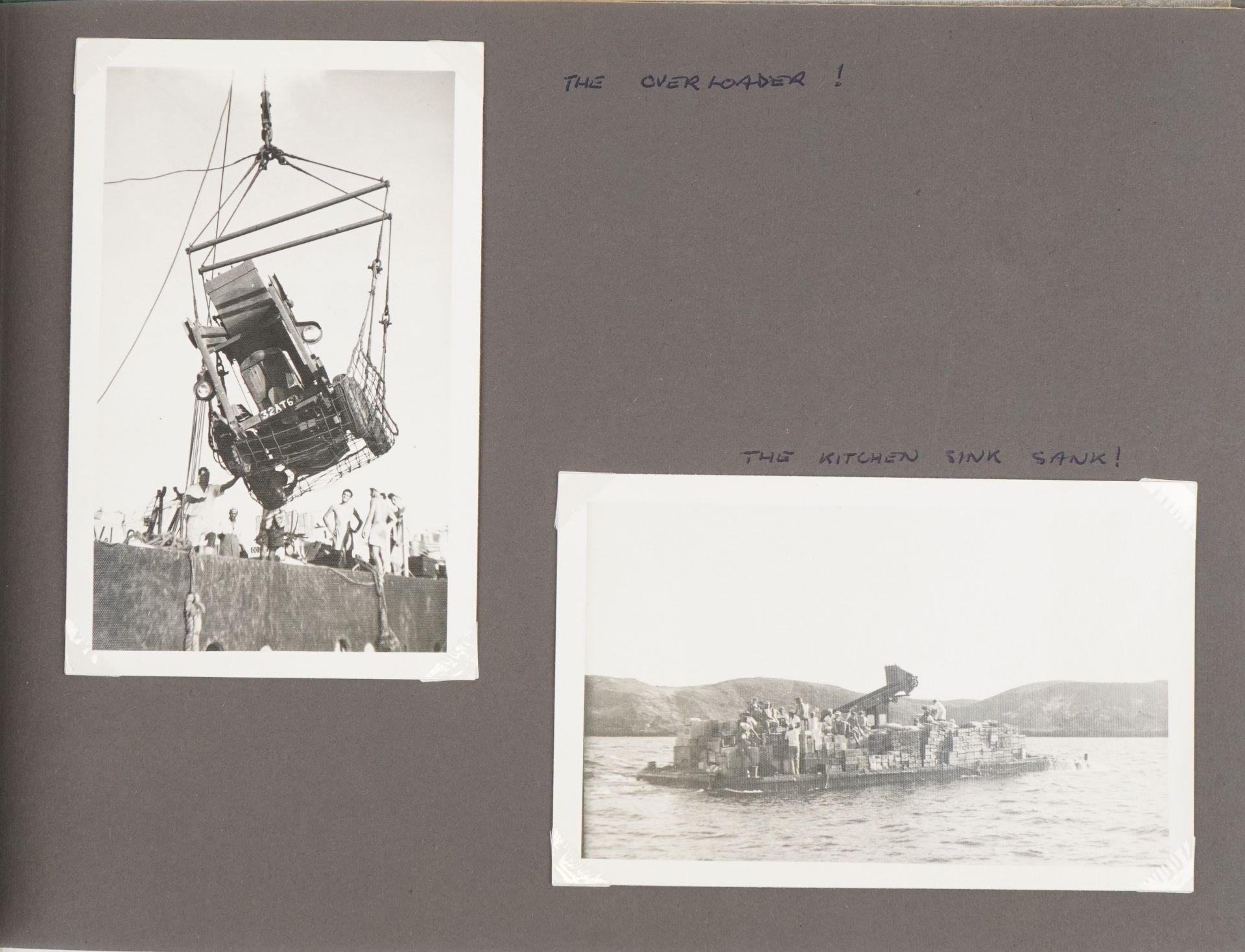 Military interest photographs arranged in an album relating to Royal Air Force Salalah, Dhofar, - Image 17 of 28