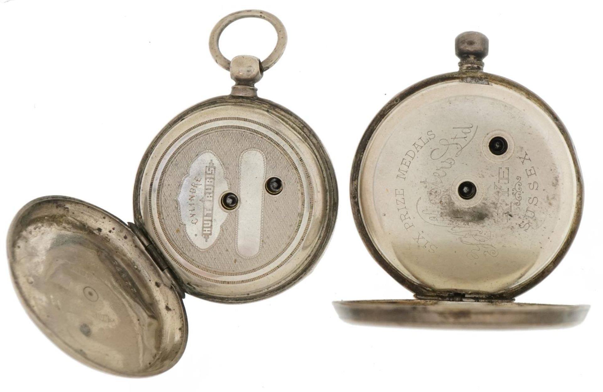 Two gentlemen's silver open face pocket watches and a ladies silver open face pocket watch including - Image 4 of 6