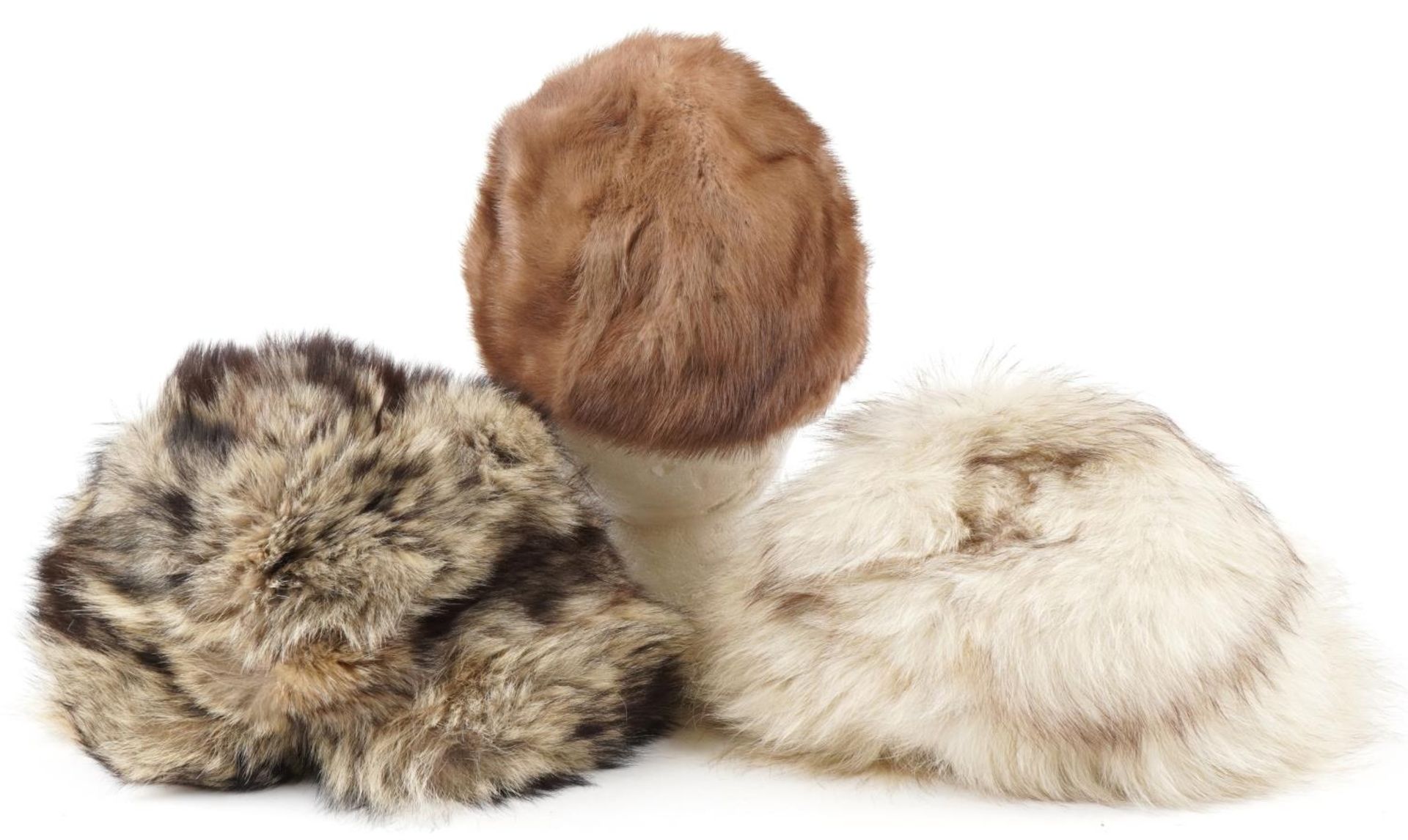 Three vintage ladies fur hats including a Gottesman New York : For further information on this lot - Image 2 of 3