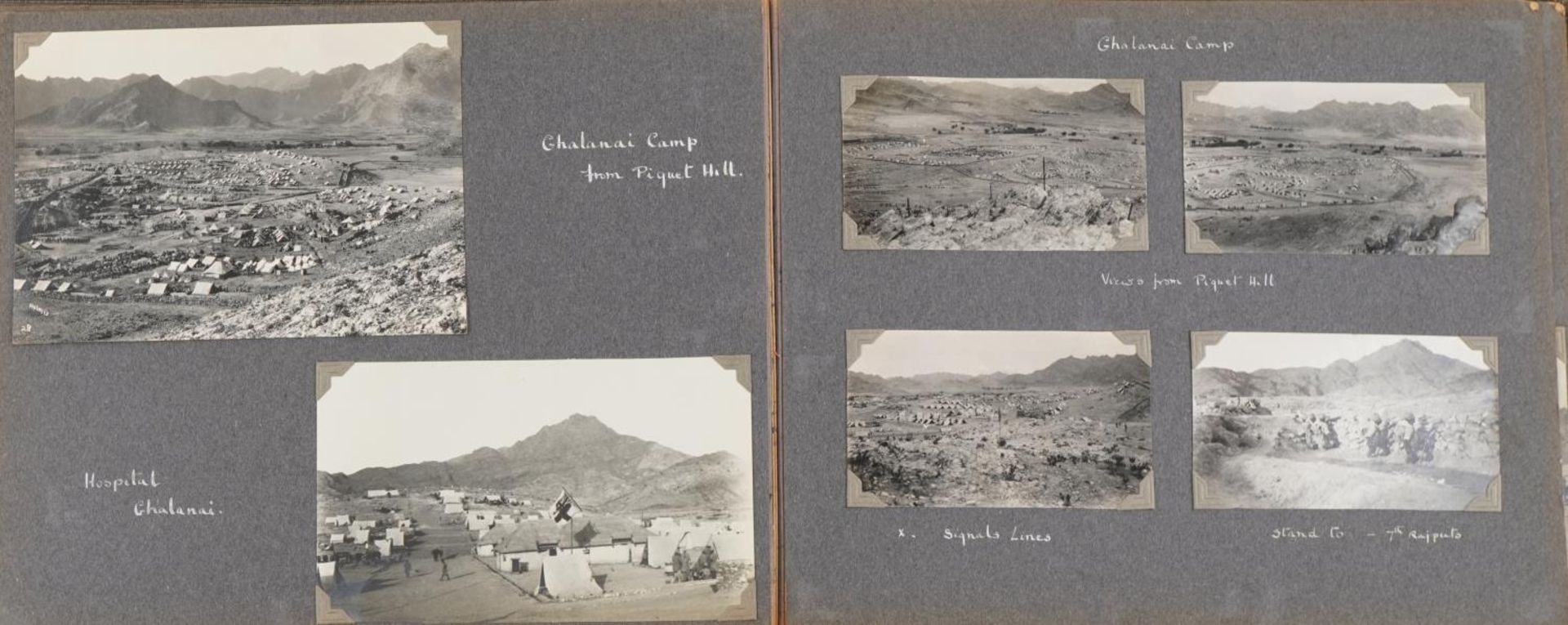 Good album of military interest black and white photographs relating to Chitral Relief and Mohmand - Image 12 of 17