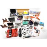 Radio control mechanics and accessories including MacGregor controller, Irvine fuelling station,