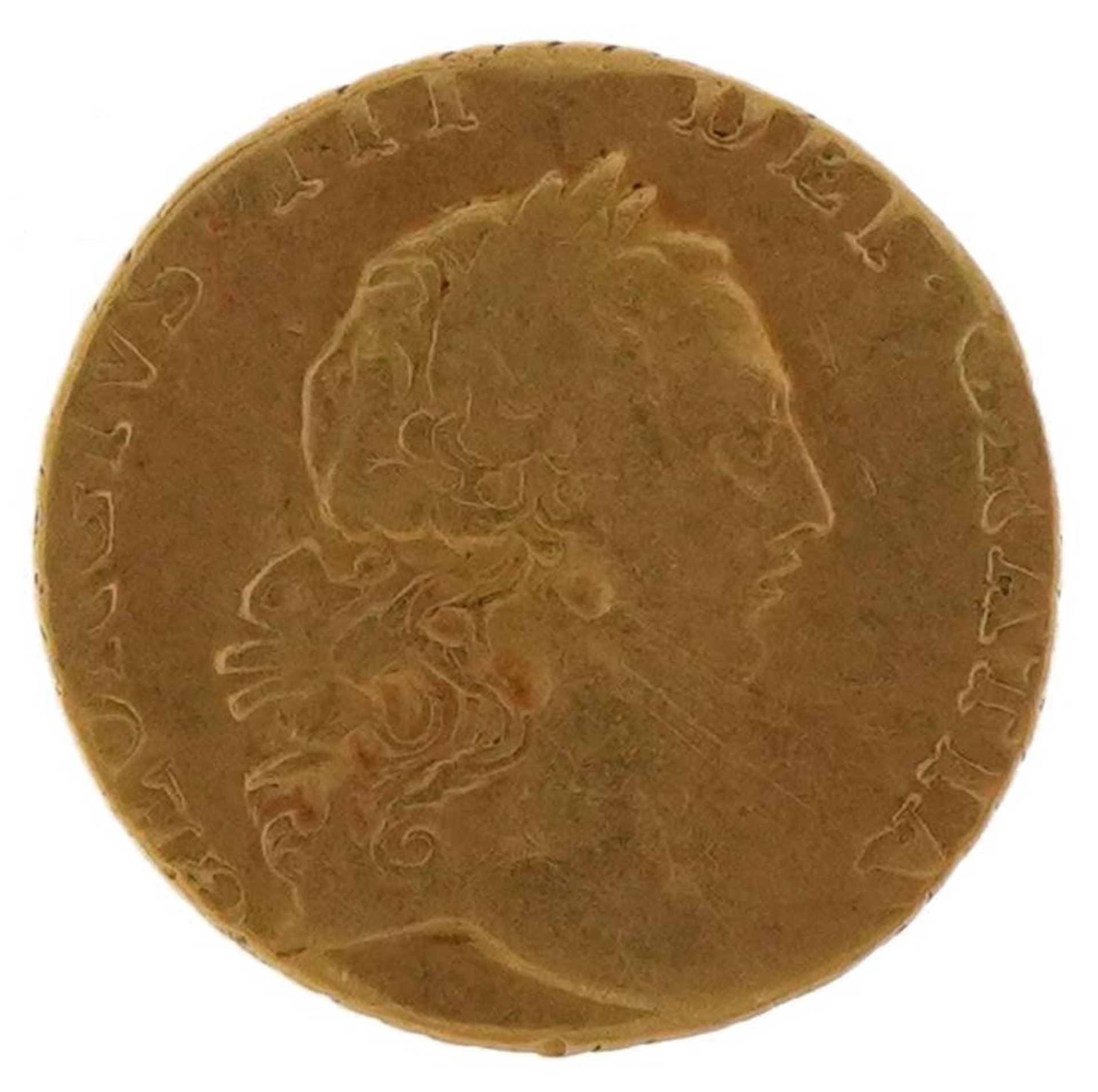 George III 1762 gold 1/4 guinea : For further information on this lot please visit www. - Image 2 of 3