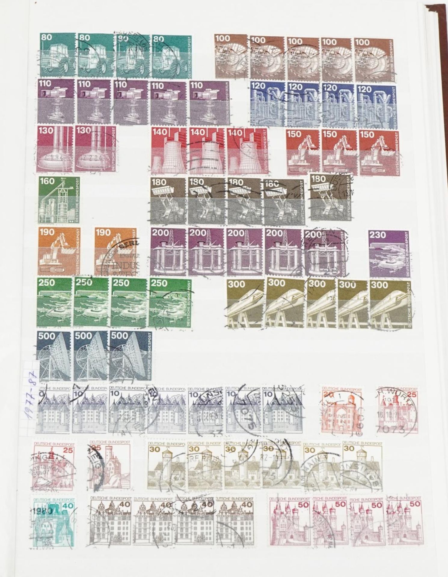 Collection of German stamps arranged in three albums : For further information on this lot please - Image 6 of 12