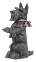 Cast iron door stop in the form of a Scottie dog, 37cm high : For further information on this lot