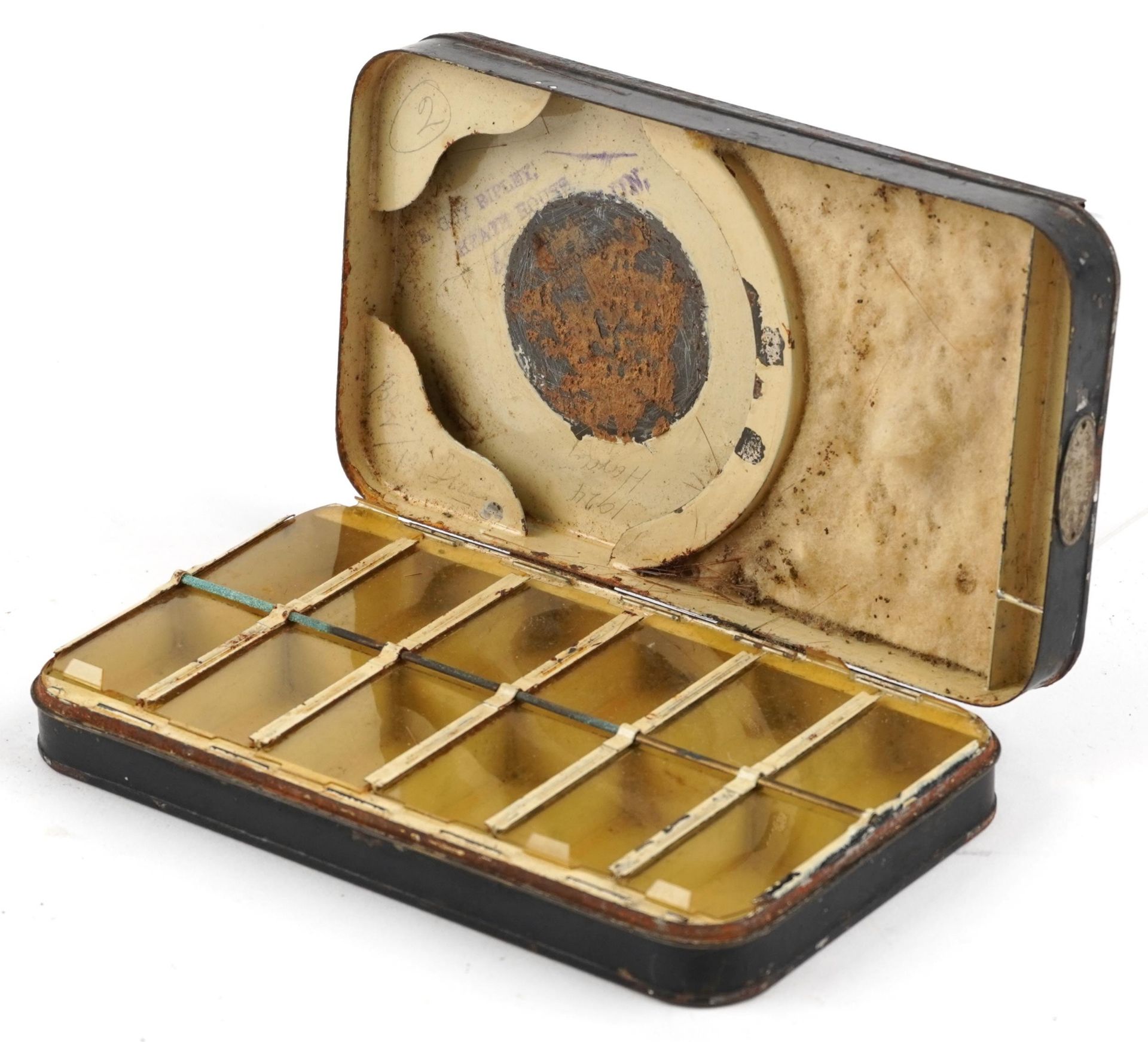 Early 20th century Hardy Bros fly tin : For further information on this lot please visit www. - Bild 2 aus 5