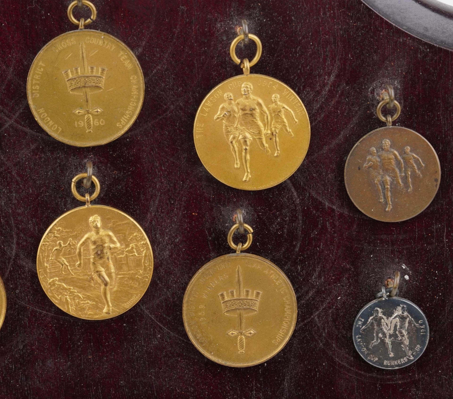 Collection of military interest athletics medals relating to Sergeant Thomas Barry arranged in a - Image 3 of 5