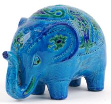 Bitossi, 1970s Italian money box in the form of an elephant, 22cm in length : For further