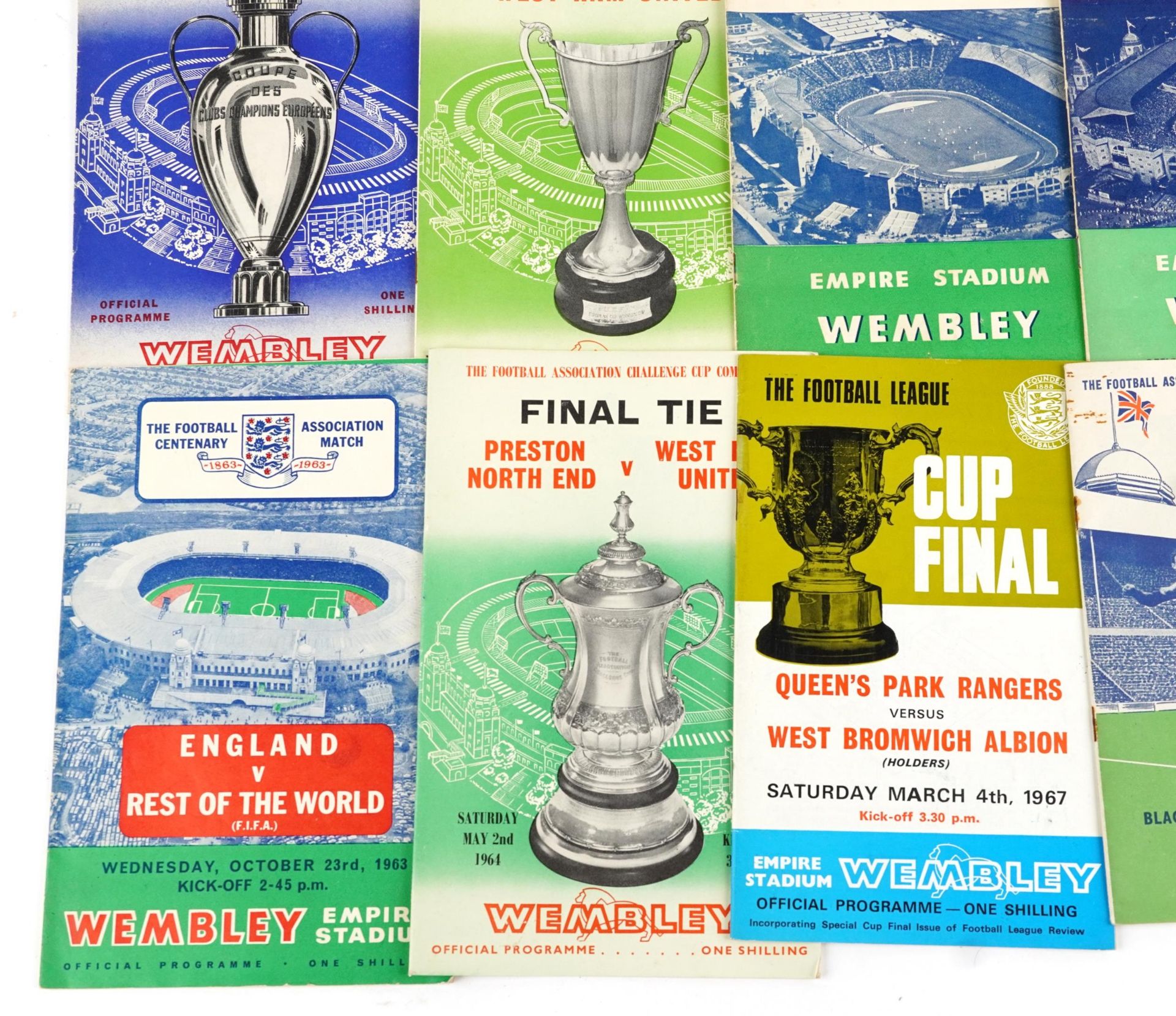 Sporting interest 1960s and later football programmes, predominantly Wembley, some finals, including - Image 4 of 5