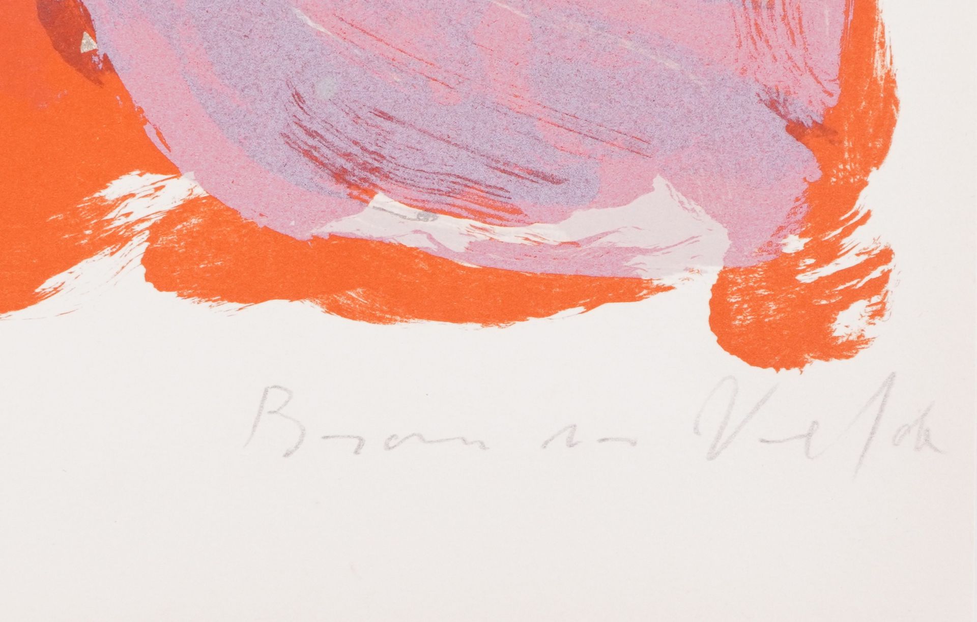 Bram van Velde - Parcours Rouge and one other, pair of pencil signed lithographs in colour, - Image 6 of 9