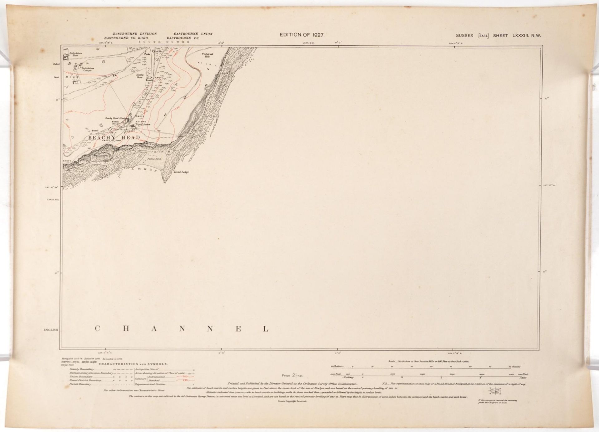 Collection of eleven maps and plans of Eastbourne and surrounding areas for 1930s and later, the - Image 25 of 34