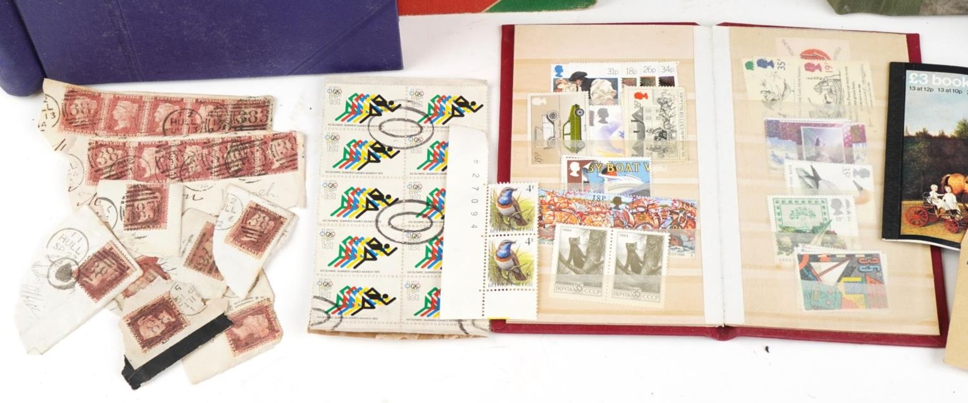 Collection of 19th century and later British and world stamps, predominantly arranged in albums - Bild 2 aus 16