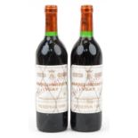 Two bottles of 1990 Marques de Murrieta Ygay red wine : For further information on this lot please