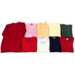 Seven ladies cashmere jumpers including Land's End, Woolovers, Denner and Clans of Scotland : For