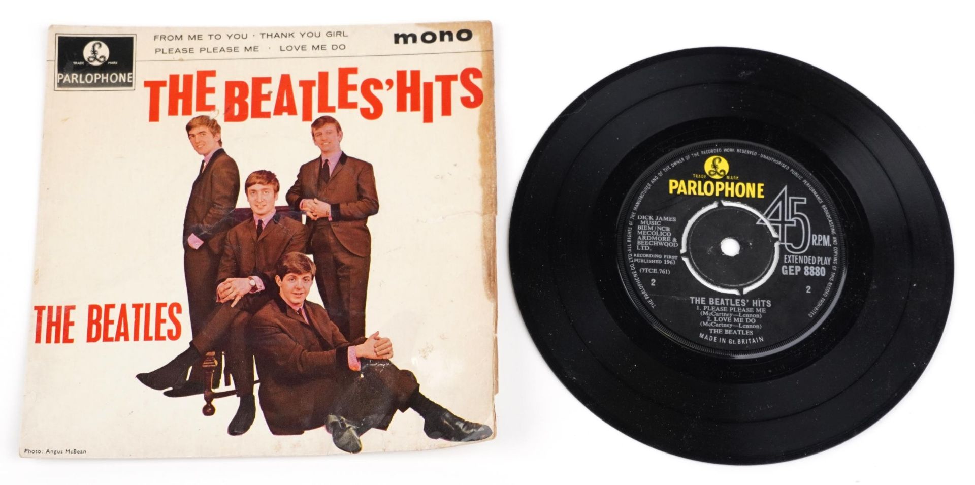 Three The Beatles 45rpm records comprising A Hard Day's Night, The Beatles Hits and Twist and - Image 4 of 5