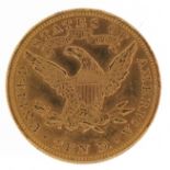 United States of America 1895 Liberty Head ten dollar gold coin : For further information on this