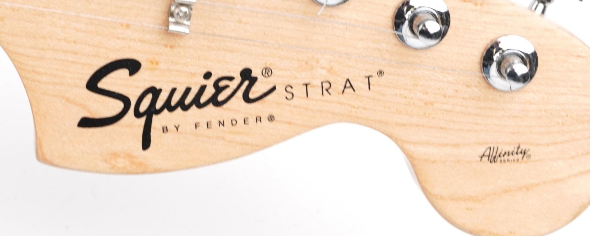 Squire Strat by Fender six string electric guitar with Fender Front Man amp and protective travel - Image 2 of 6