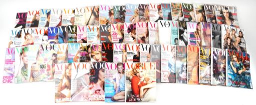 Large collection of Vogue photography magazines : For further information on this lot please visit