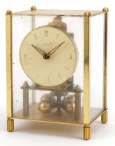 Kundo, vintage German brass cased anniversary clock, 15.5cm high : For further information on this