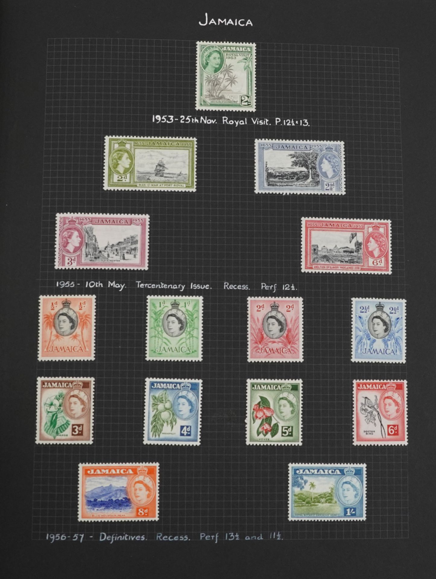 Collection of Commonwealth stamps arranged in three stamp albums : For further information on this - Image 8 of 10