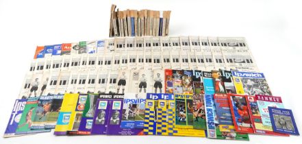 Sporting interest football ephemera including a collection of 1950s and later programmes including