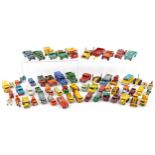 Large collection of vintage diecast vehicles including Lesney, Corgi and Dinky Toys : For further