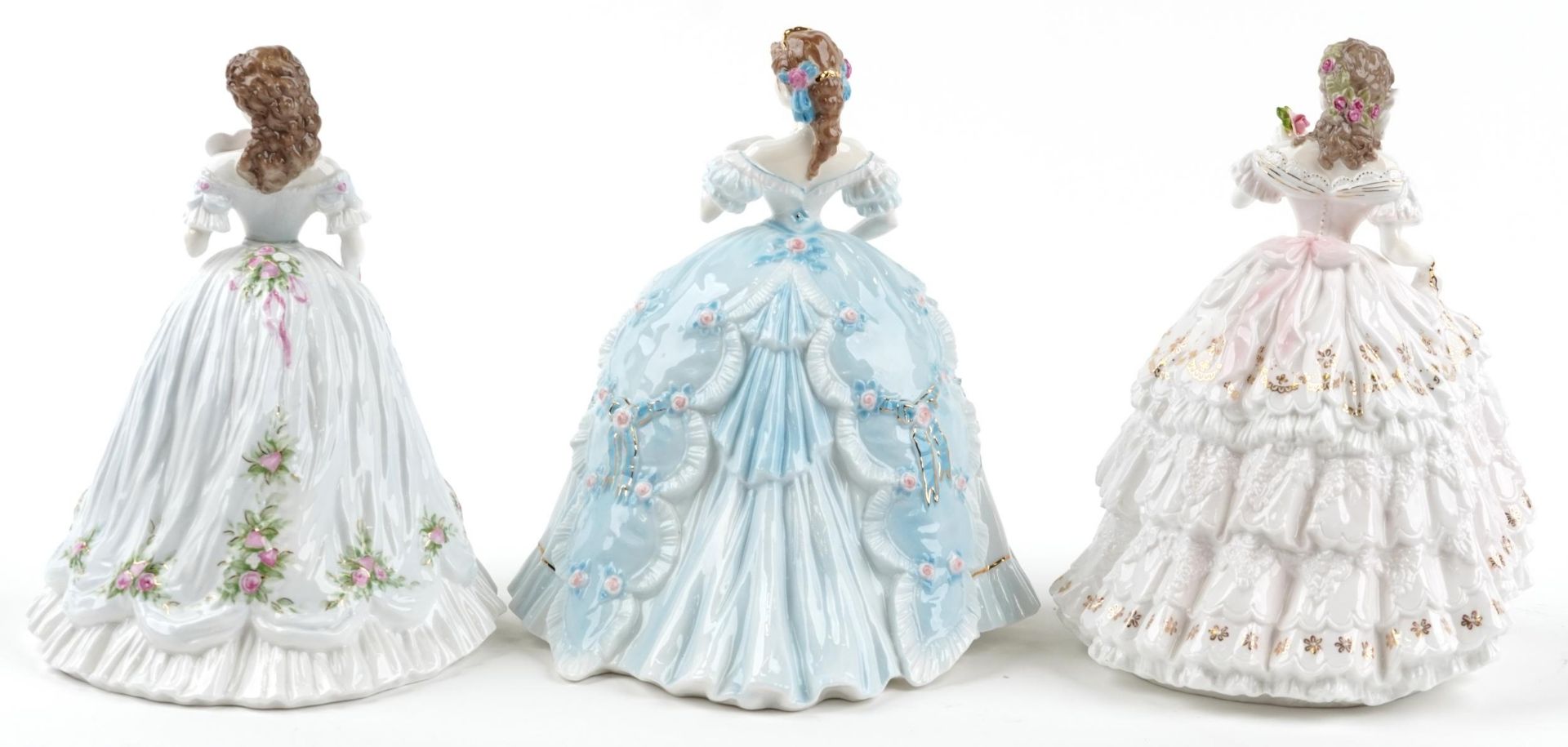 Three Royal Worcester figurines with boxes comprising Fairest Rose 260/12500, The First Quadrille - Bild 3 aus 5