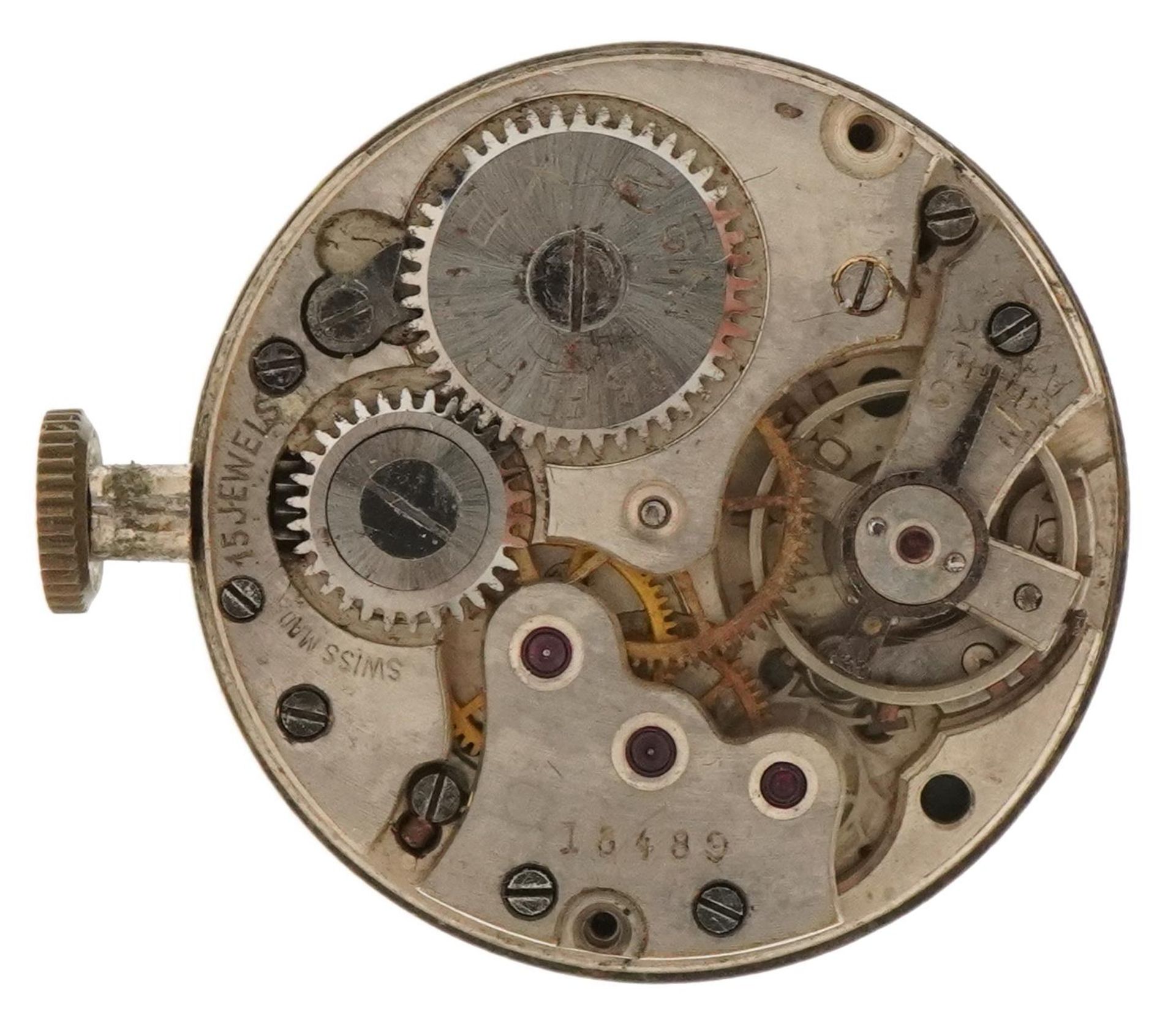 Bernex, gentlemen's 9ct gold Bernex No 2 manual wristwatch with subsidiary dial, movement numbered - Bild 3 aus 5
