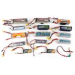 Collection of radio controlled battery packs including Thunder Power and Nano-tech : For further