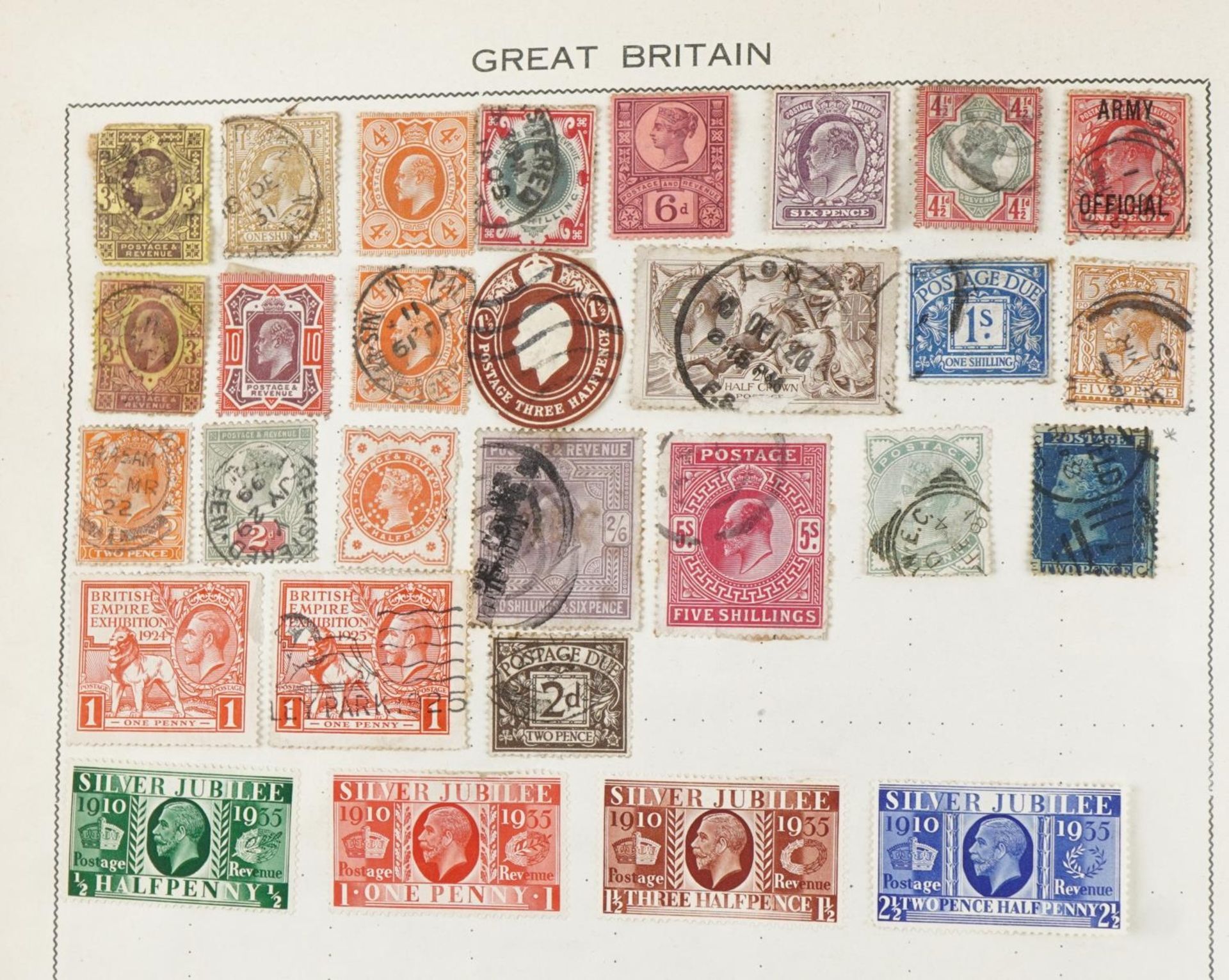 Collection of 19th century and later British and world stamps, predominantly arranged in albums - Bild 14 aus 16