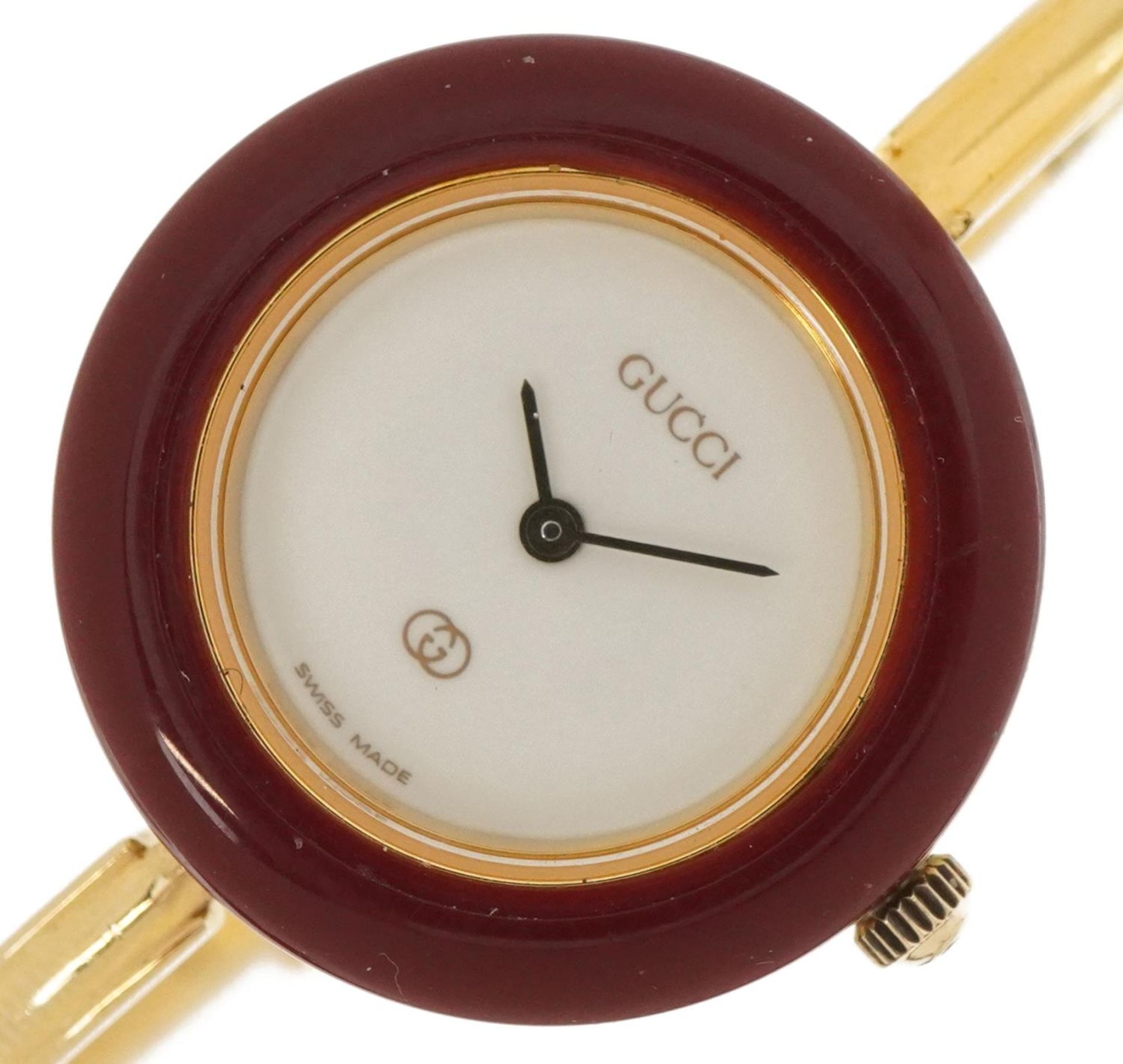 Gucci, ladies Gucci wristwatch, the case numbered 1100-L, 26mm in diameter : For further information