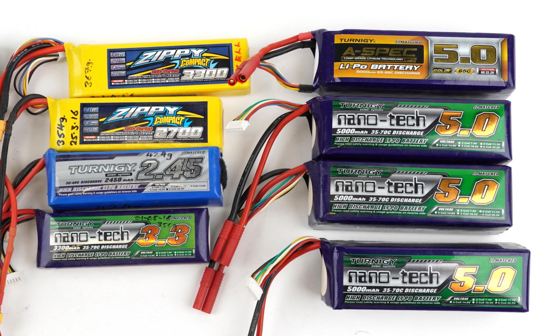 Collection of radio controlled battery packs including Nano-tech and Zippy compact : For further - Image 3 of 3