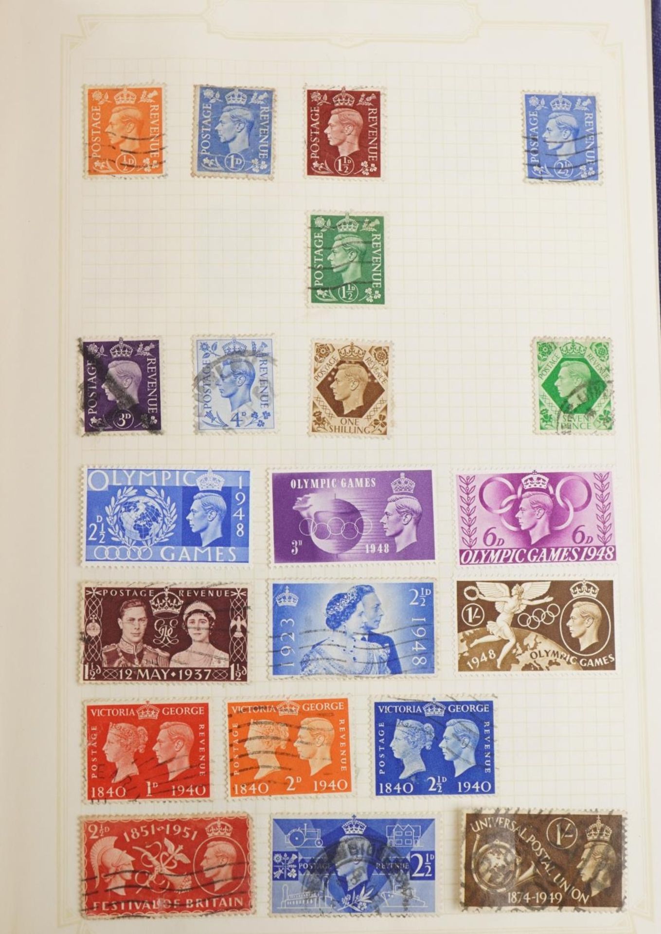 Collection of 19th century and later British and world stamps, predominantly arranged in albums - Bild 5 aus 16