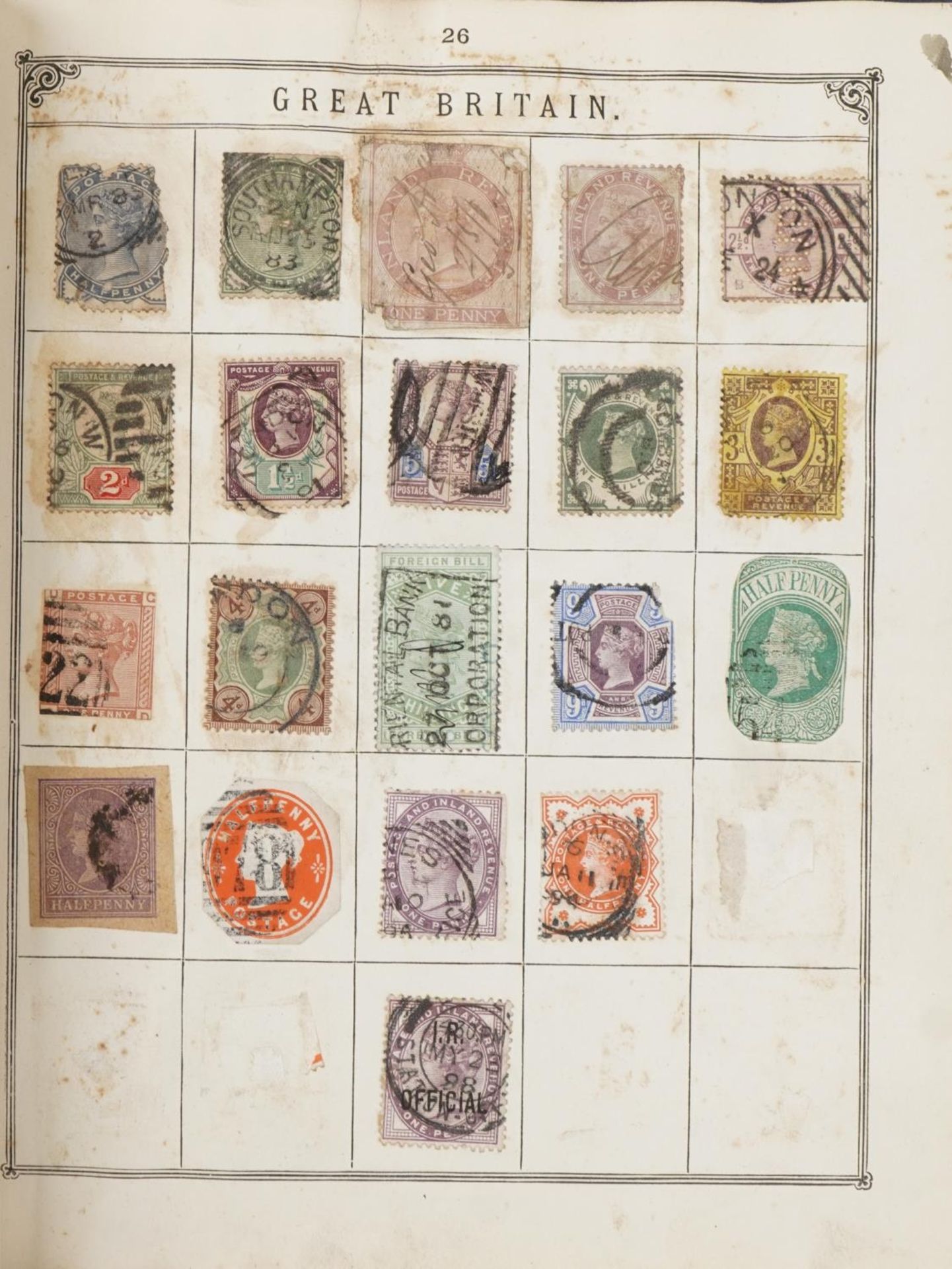 Collection of 19th century and later British and world stamps, predominantly arranged in albums - Bild 9 aus 16