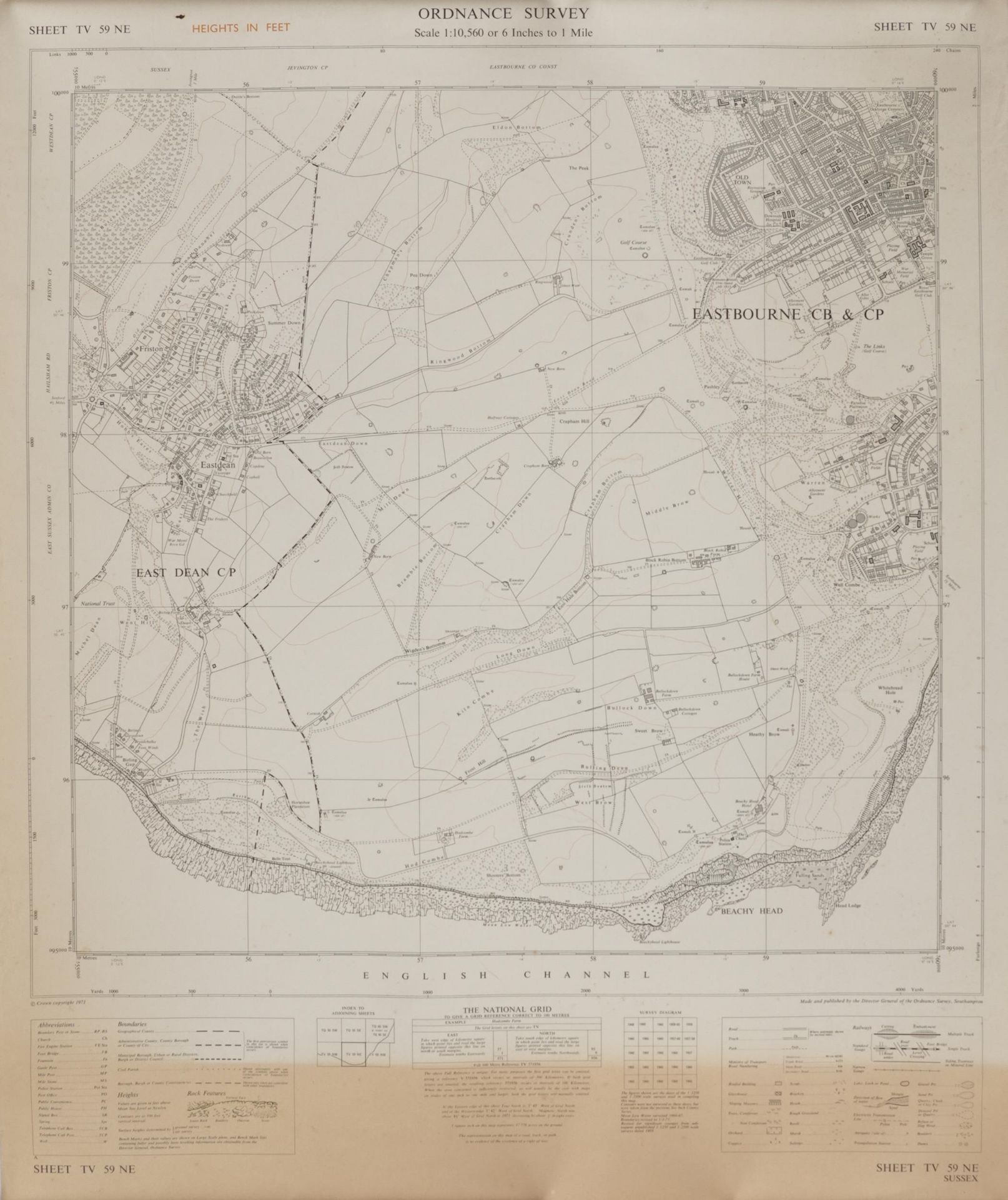 Collection of eleven maps and plans of Eastbourne and surrounding areas for 1930s and later, the - Image 33 of 34