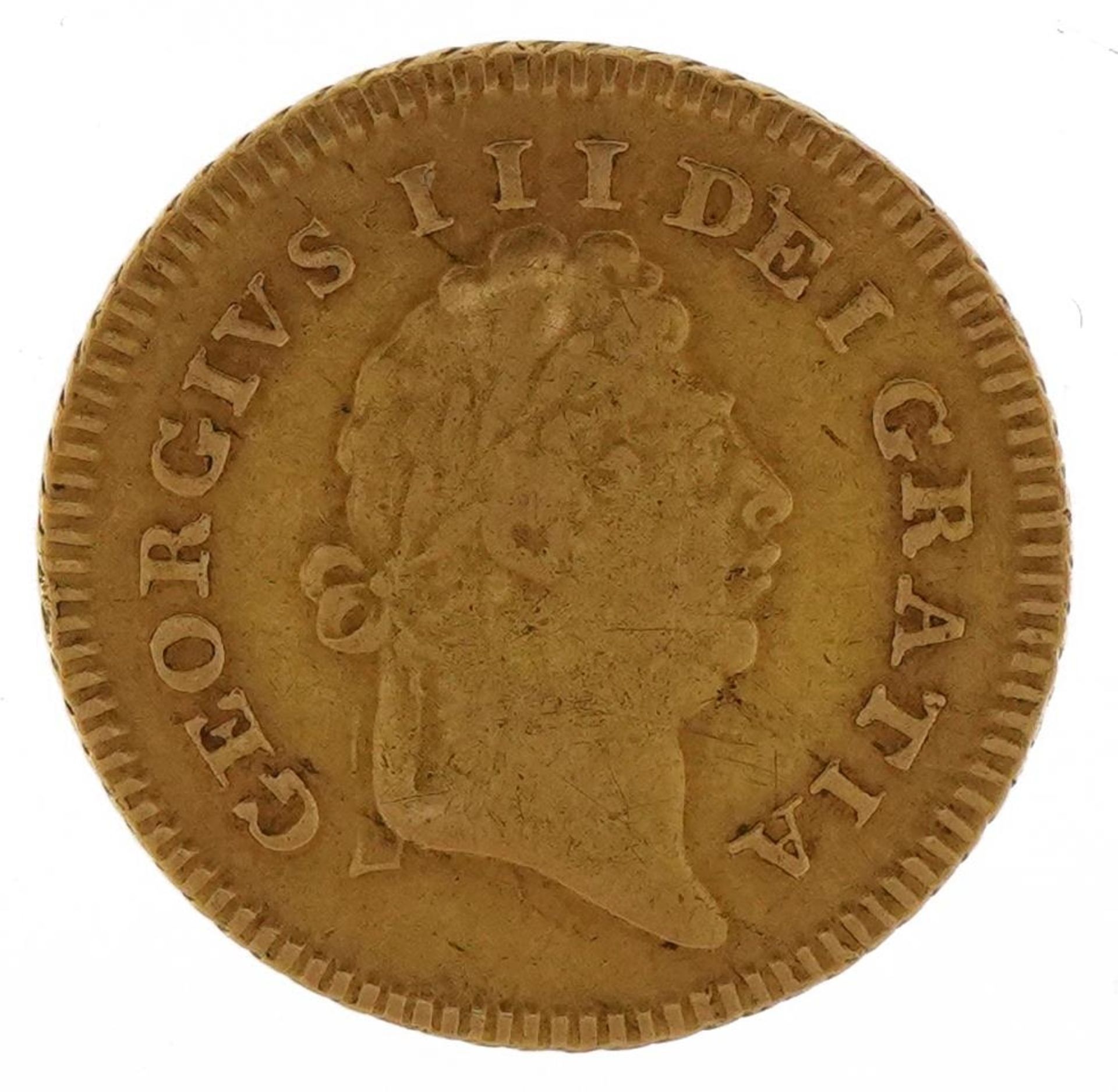 George III 1803 gold 1/3 guinea : For further information on this lot please visit www. - Image 2 of 3