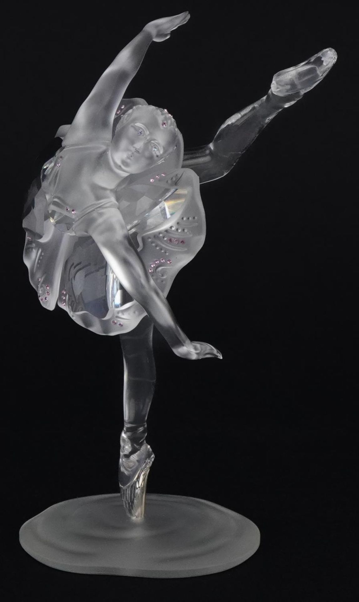 Swarovski Crystal jewelled ballerina with fitted box, 14cm high : For further information on this - Image 3 of 6