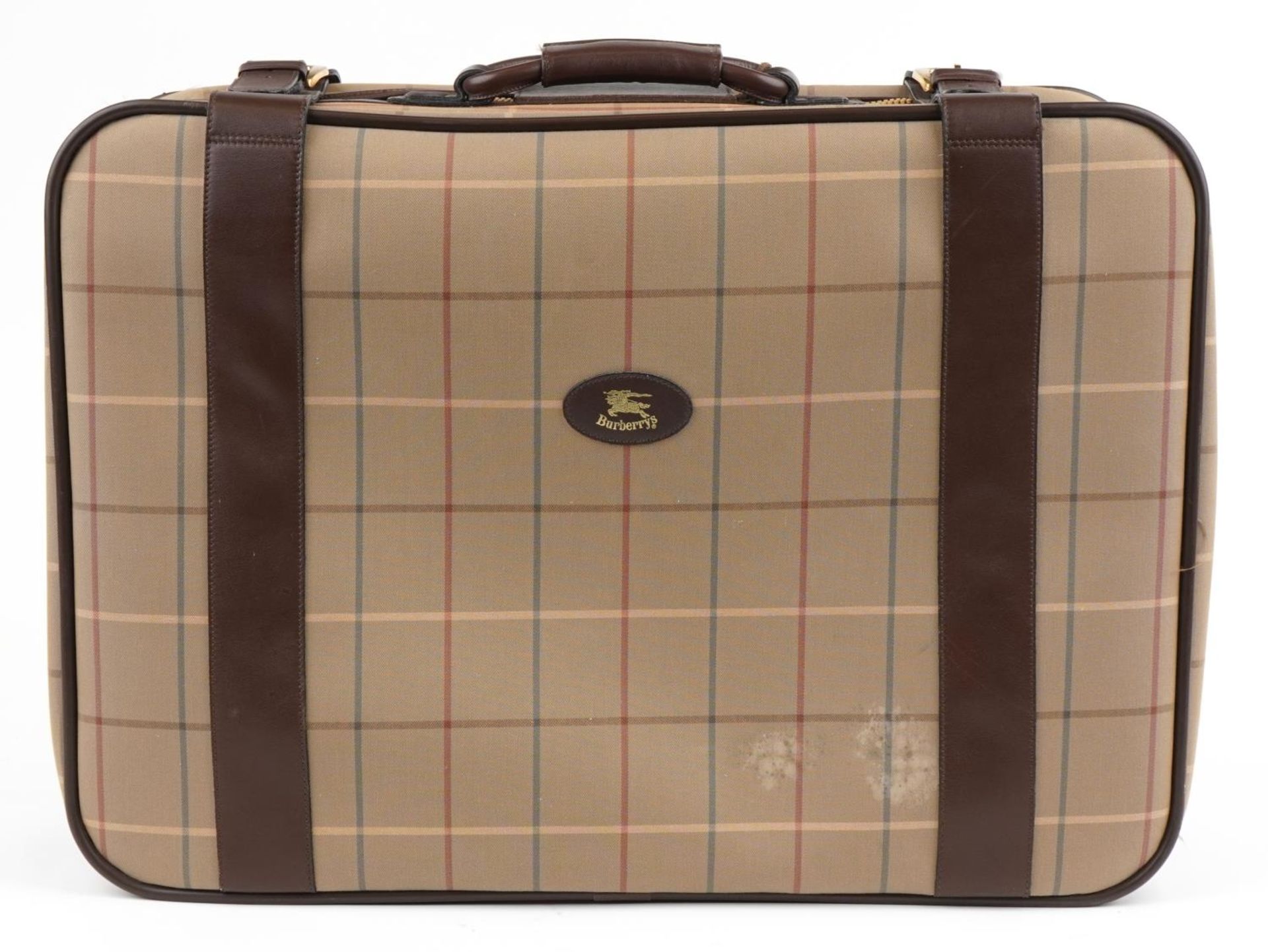 Vintage Burberry's Nova check suitcase, 43.5cm H x 61.5cm W x 19.5cm D : For further information - Bild 4 aus 7